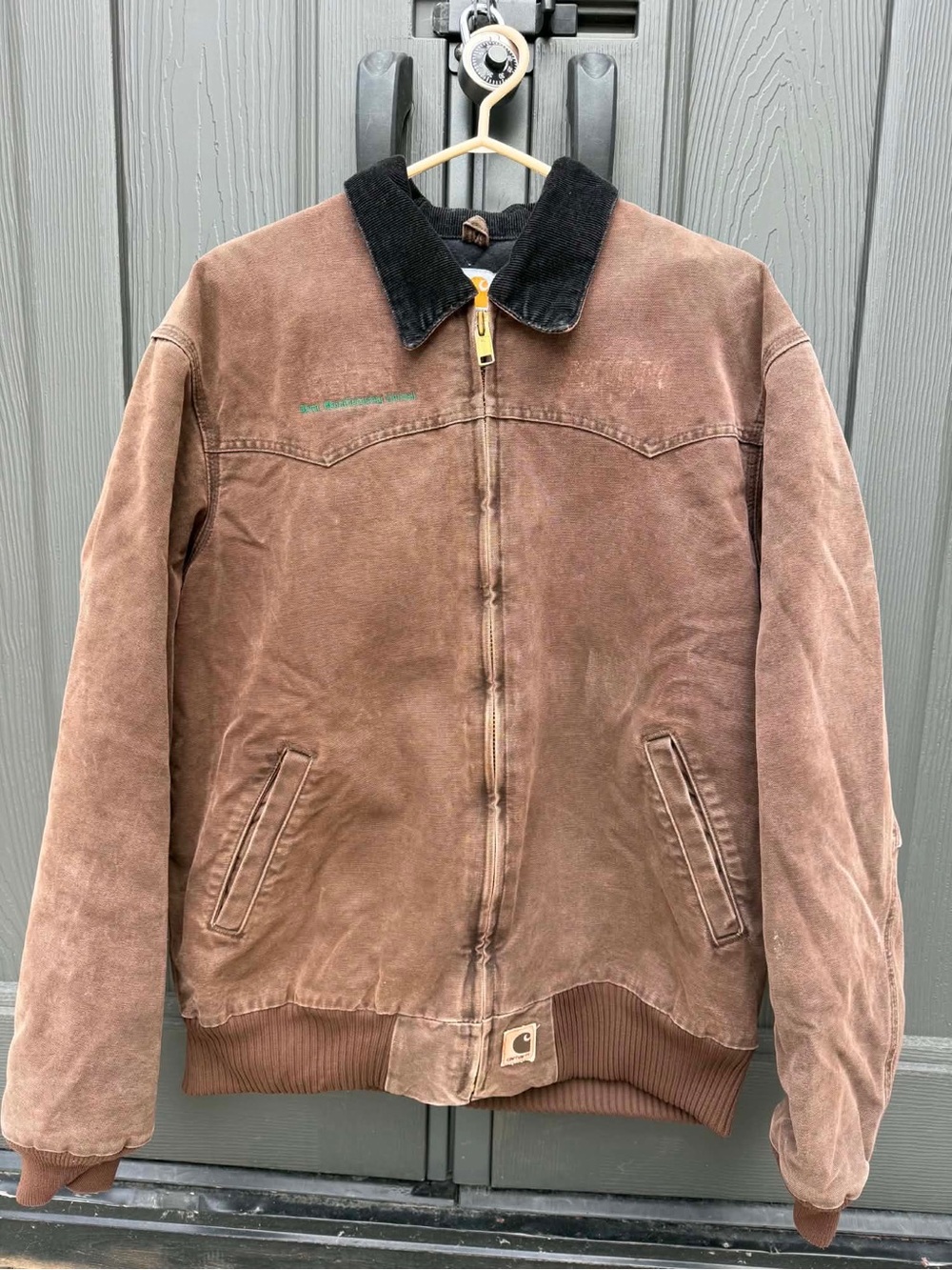 Carhartt J14 Santa Fe Jacket Sz Large tall Brown